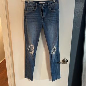 Levi distressed jeans. Never worn.